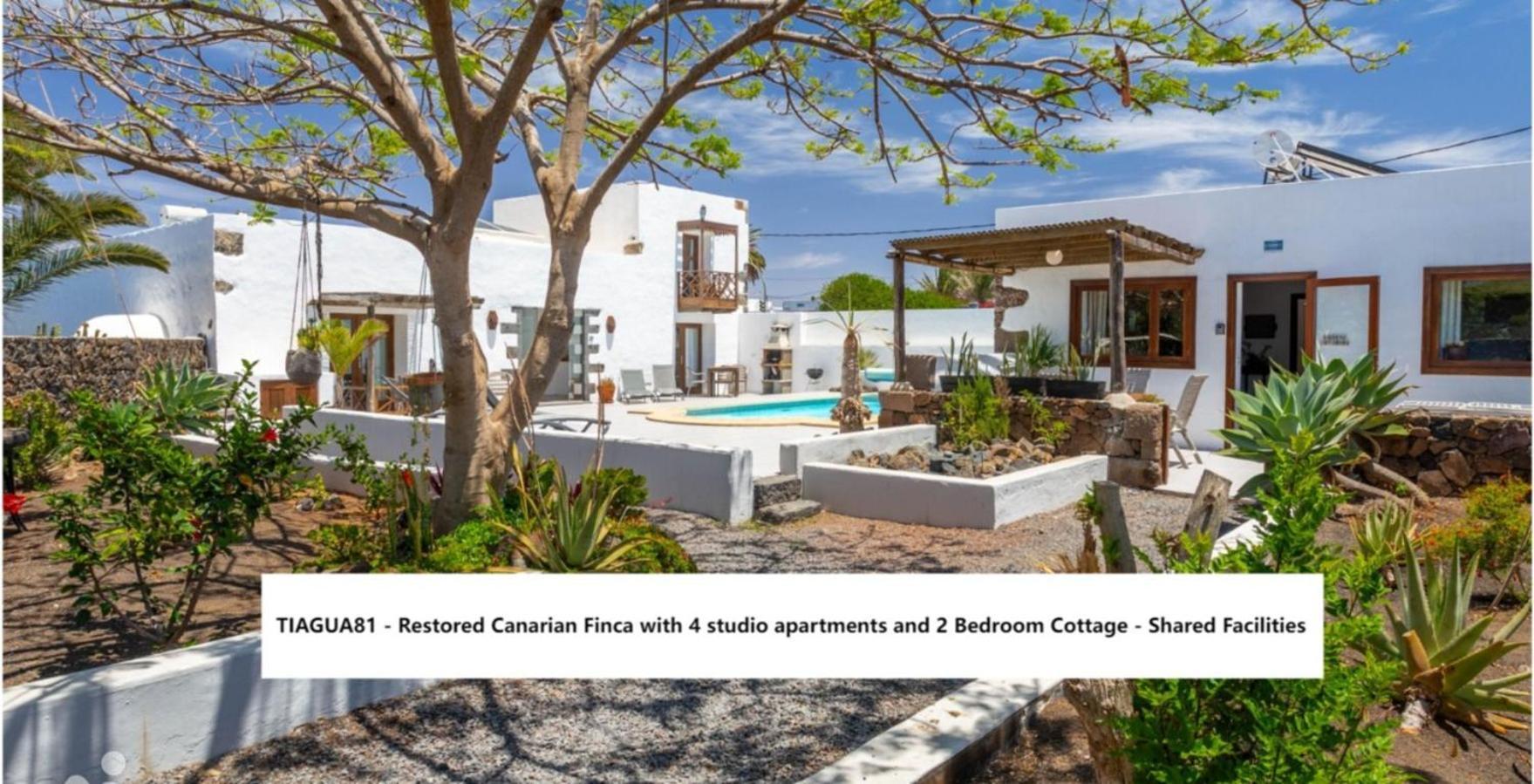 Cuarto Botanico Studio - Shared Pool - Central Island Location - 10 Mins Drive To Famara And La Santa Tiagua Exteriér fotografie